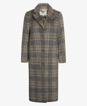 CHECKED WOOL HEAVY OUTERWEAR
